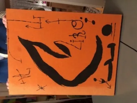 Литография Miró - Les essencies de la terra