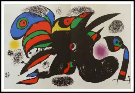 Литография Miró - L'extrême origine 