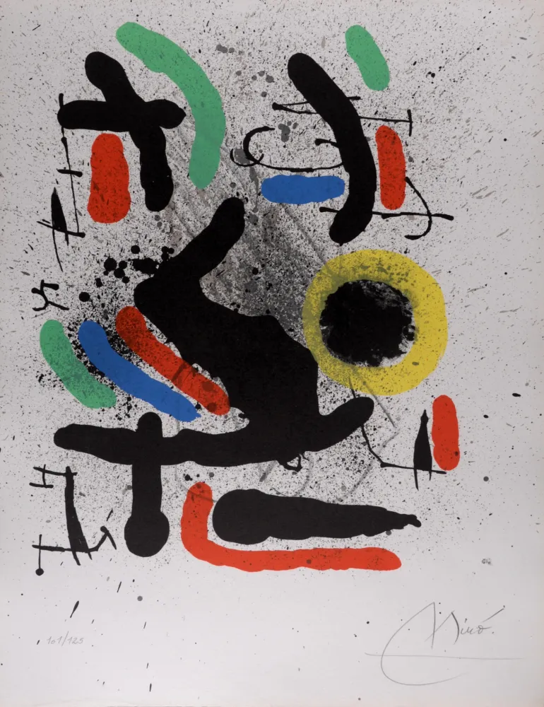 Литография Miró - Liberté des Libertés, 1971 - Hand-signed