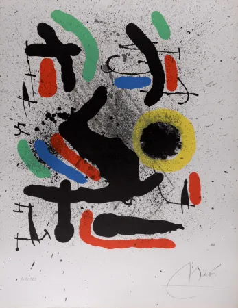 Литография Miró - Liberté des Libertés, 1971 - Hand-signed