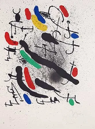 Литография Miró - Liberté des libertés