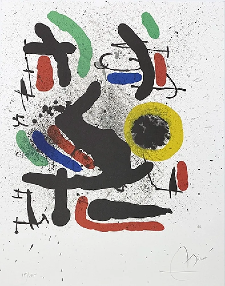 Литография Miró - Liberté des libertés