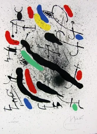 Литография Miró - LIBERTÉ DES LIBERTÉS (Libro)