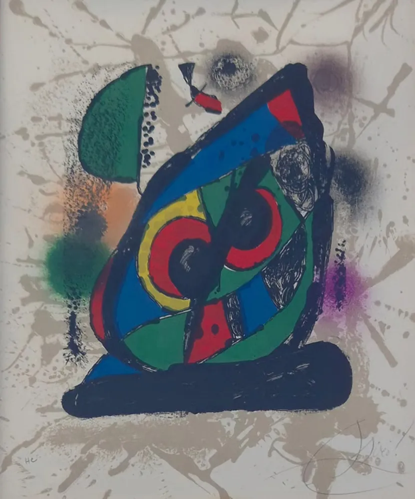 Литография Miró - Lithographs IV: one plate