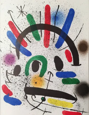 Литография Miró - Litografía original II