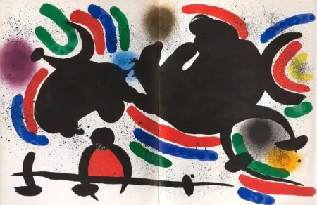 Литография Miró - Litografía original IV