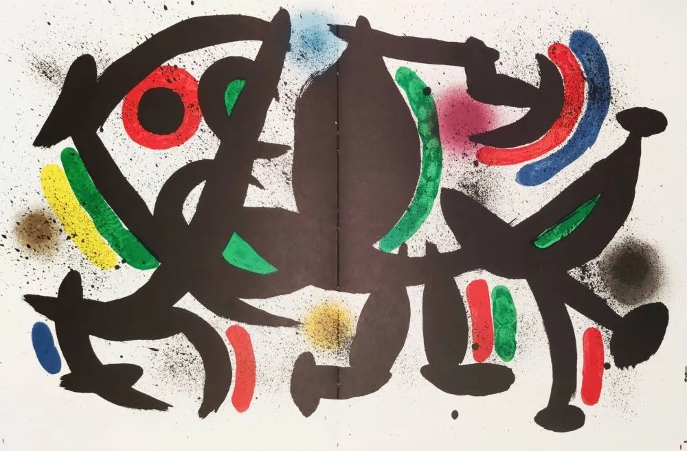 Литография Miró - Litografía original IV