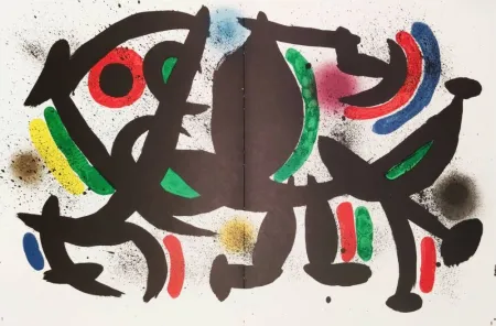 Литография Miró - Litografía original IV