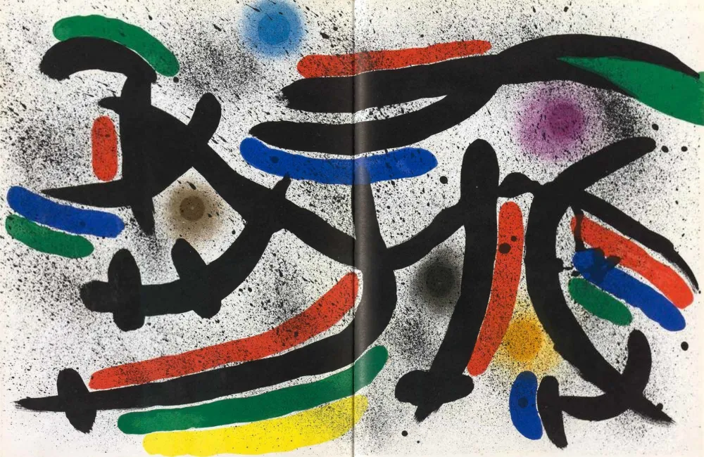 Литография Miró - Litografía original IX