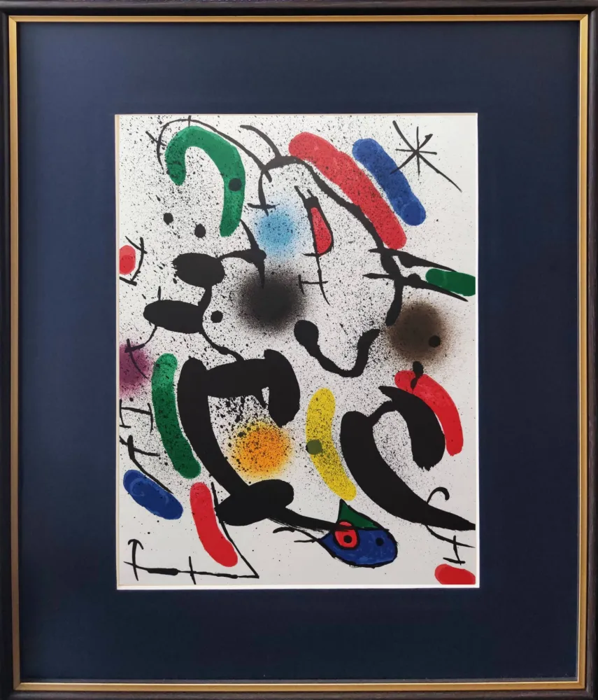 Литография Miró - Litografía original VI