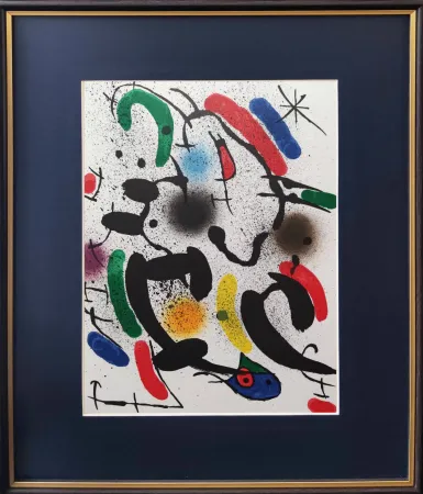 Литография Miró - Litografía original VI