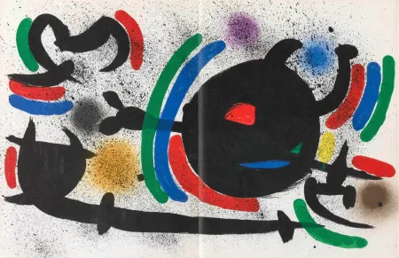 Литография Miró - Litografía original X