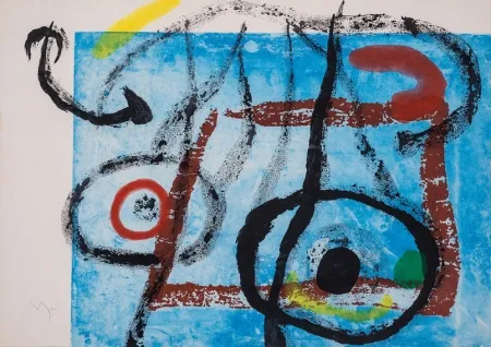 Акватинта Miró - L'Oiseau de Nuit