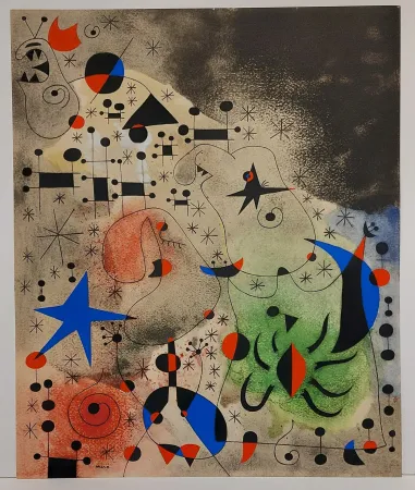 Трафарет Miró - L'oiseau migrateur (Constellations) 