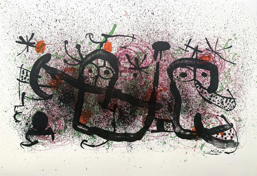 Литография Miró - Ma de Proverbis