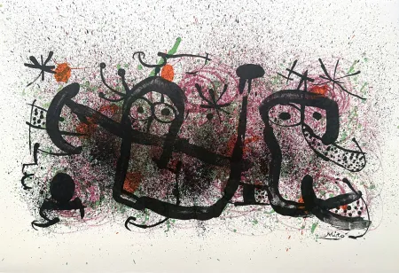 Литография Miró - Ma de Proverbis