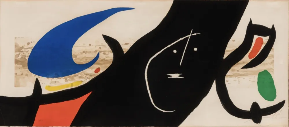 Офорт И Аквитанта Miró - Maja negra