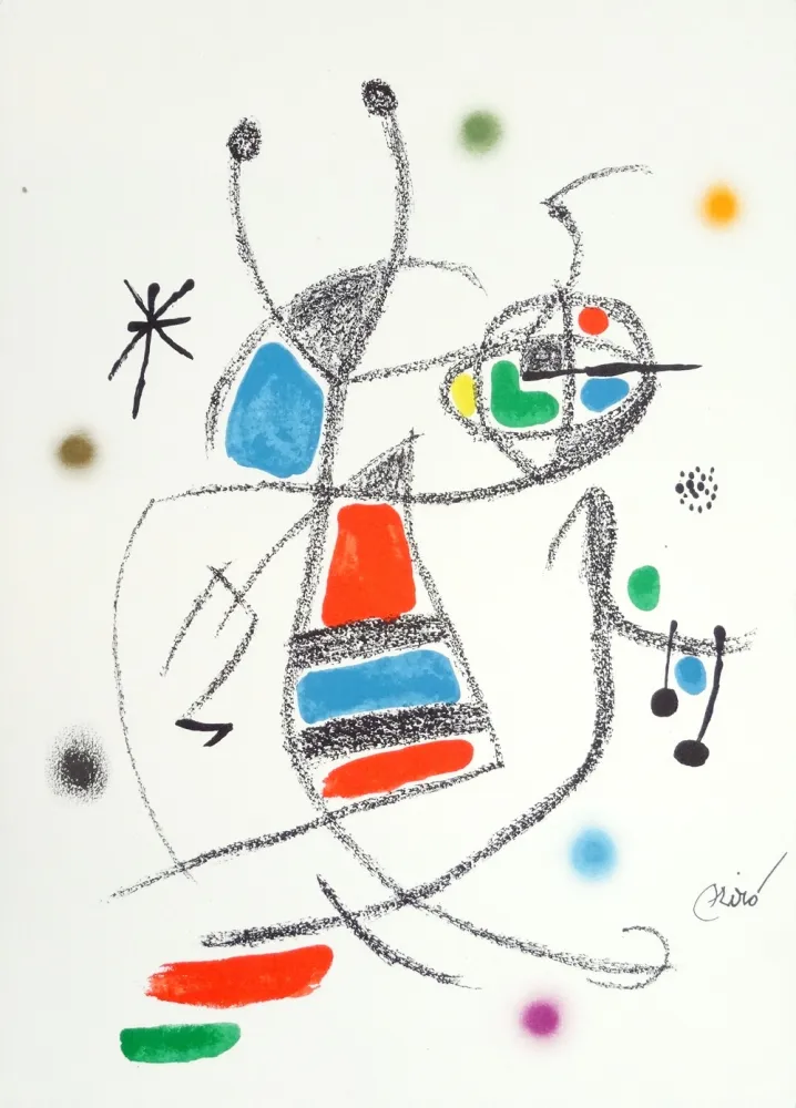 Литография Miró - Maravillas