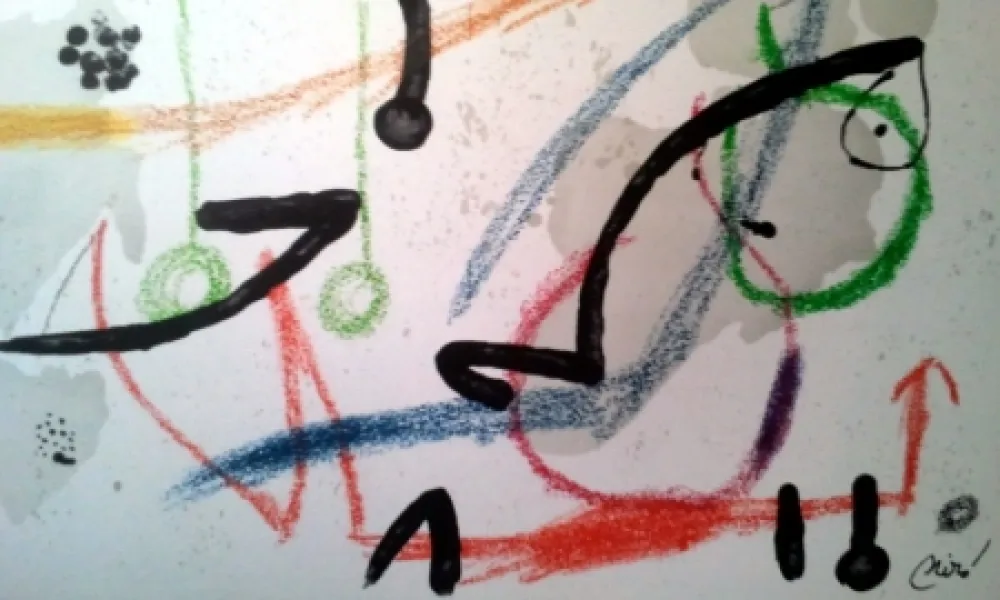 Литография Miró - MARAVILLAS CON VARIACIONES ACROSTICAS