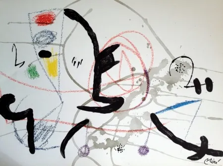 Литография Miró - MARAVILLAS CON VARIACIONES ACROSTICAS