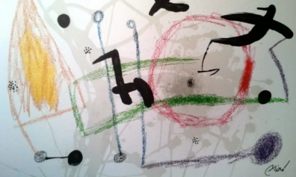 Литография Miró - MARAVILLAS CON VARIACIONES ACROSTICAS