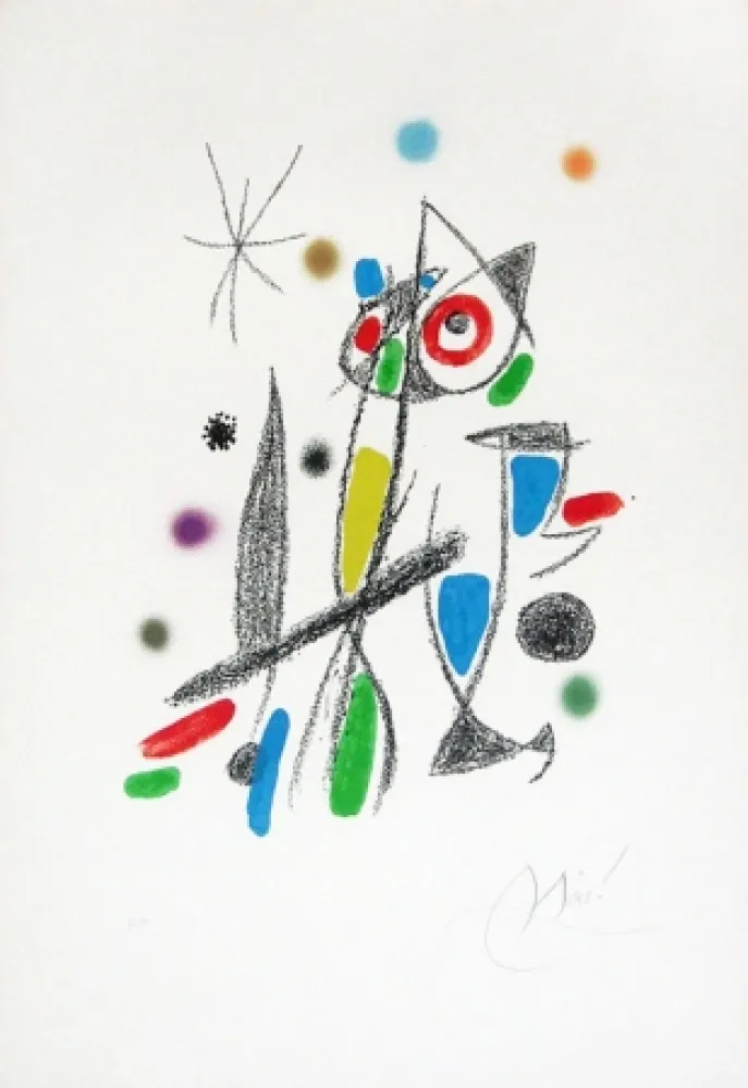 Литография Miró - Maravillas Con Variaciones Acrósticas En El Jardín De Miró