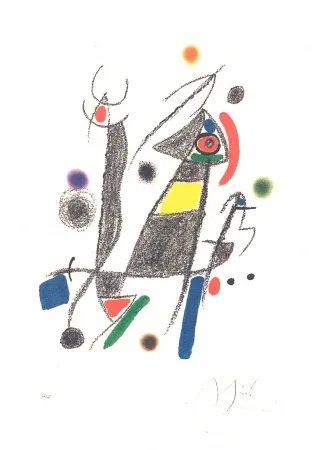 Литография Miró - Maravillas Con Variaciones Acrósticas En El Jardín De Miró