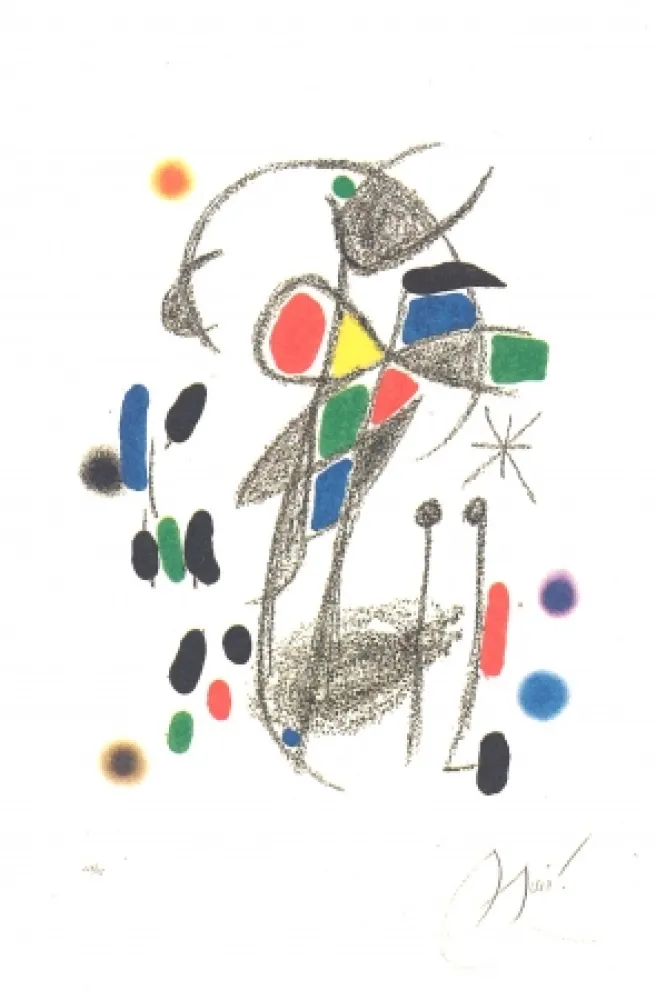Литография Miró - Maravillas Con Variaciones Acrósticas En El Jardín De Miró