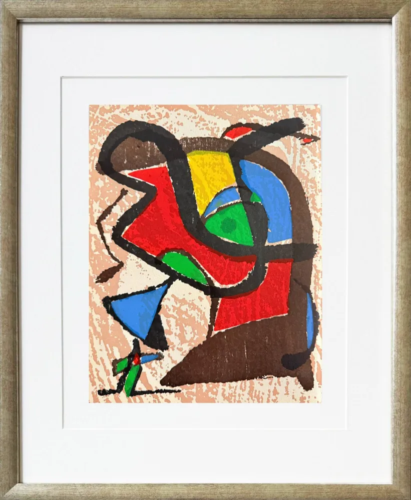 Гравюра На Дереве Miró - Miro Engraver IV