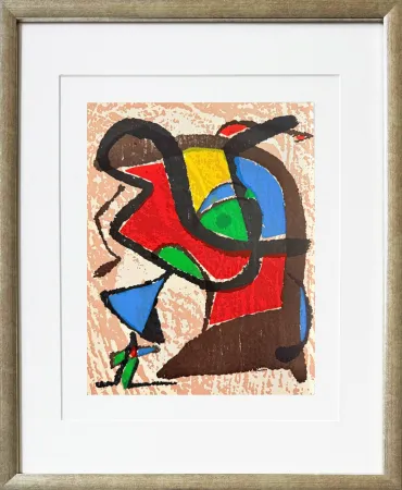 Гравюра На Дереве Miró - Miro Engraver IV