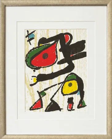 Гравюра На Дереве Miró - Miro Engraver V