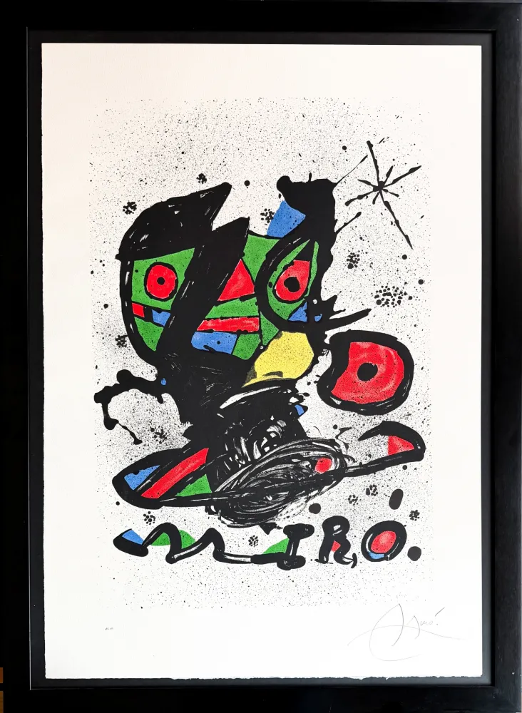 Литография Miró - ‘Mirò’ exhibition at the Galeria Maeght, Barcelona