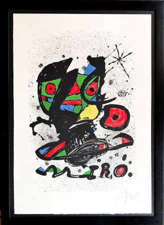Литография Miró - ‘Mirò’ exhibition at the Galeria Maeght, Barcelona