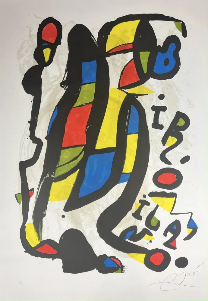 Литография Miró - Miró Milano