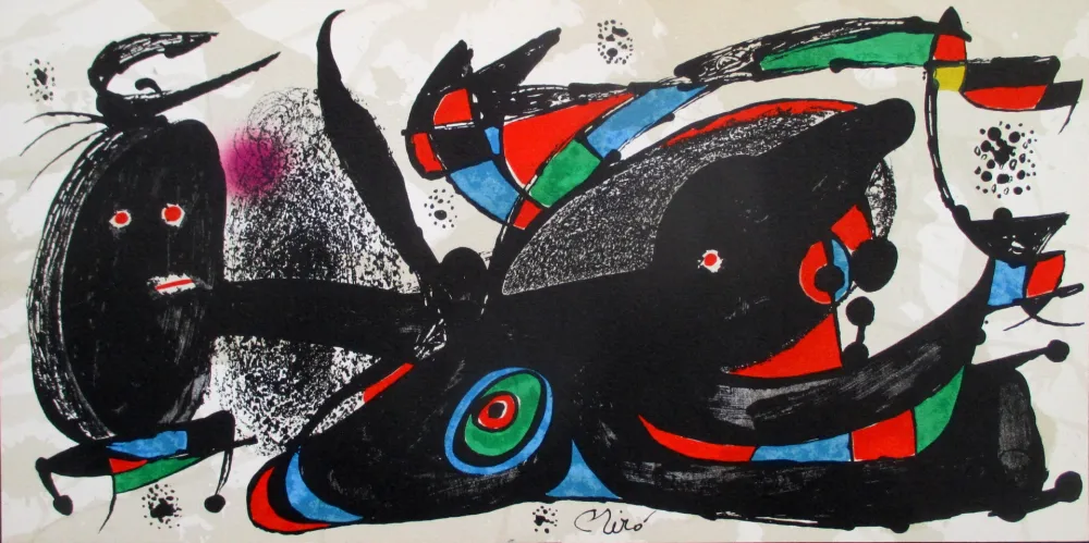 Литография Miró - Miro Sculpteur Anglais