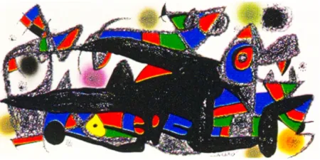 Литография Miró -  Miro Sculptor -Denmark