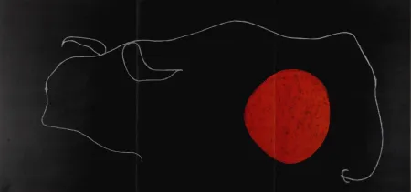 Литография Miró - Oiseau devant le Soleil, 1961