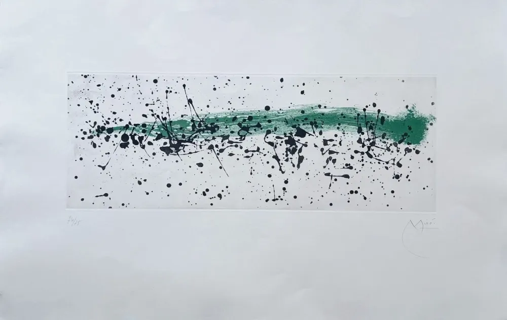 Акватинта Miró - Ouvrage du vent I 