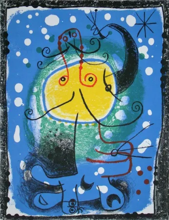 Литография Miró - Personnage