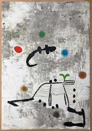 Гравюра Miró - Pertsonage