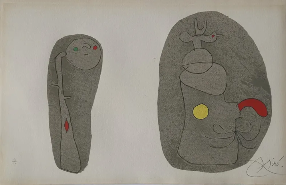 Литография Miró - Pl.11 from L'enfance d'Ubu