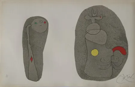 Литография Miró - Pl.11 from L'enfance d'Ubu