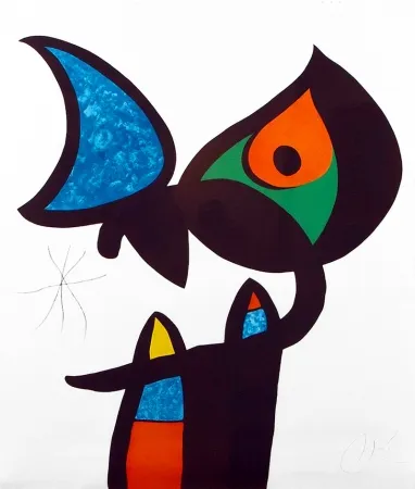 Офорт И Аквитанта Miró - Plate VI from Espriu – Miró
