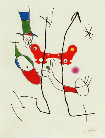 Гравюра Miró - Plus beau cadeau 
