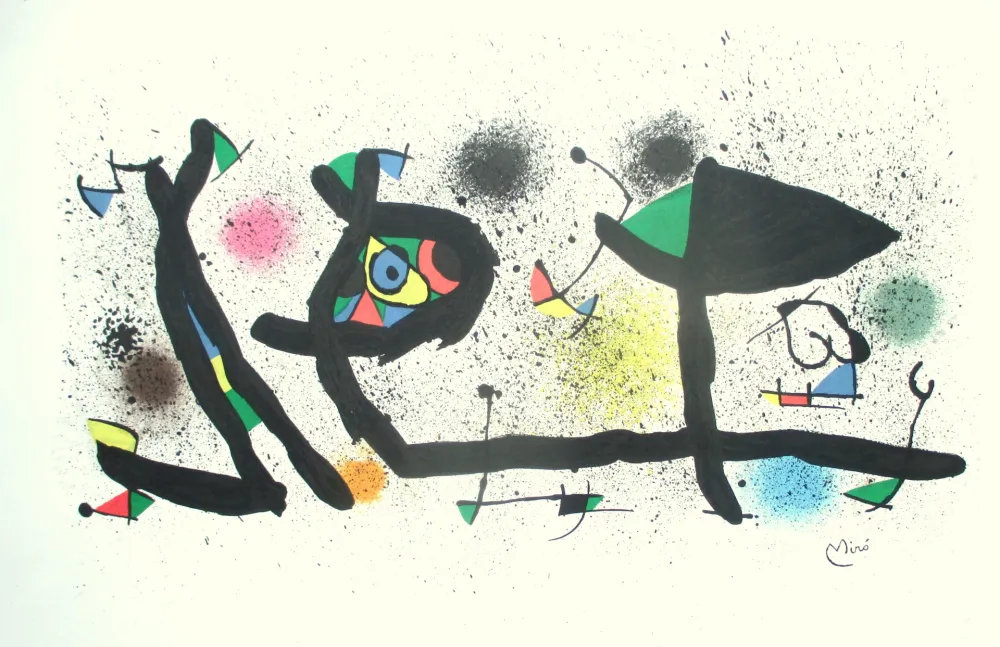 Литография Miró - Sculptures