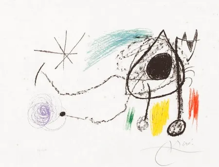 Литография Miró - Sobreteixims i escultures (Textiles and Sculptures), 1972