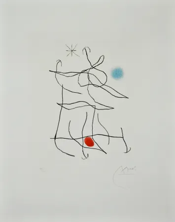 Офорт И Аквитанта Miró - Sonatine I