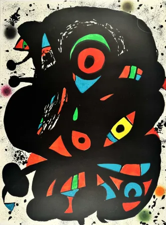Литография Miró - Strindberg Mappen 