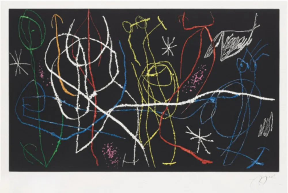 Гравюра Miró - Sunday Guest III (L'Invitée du Dimanche)