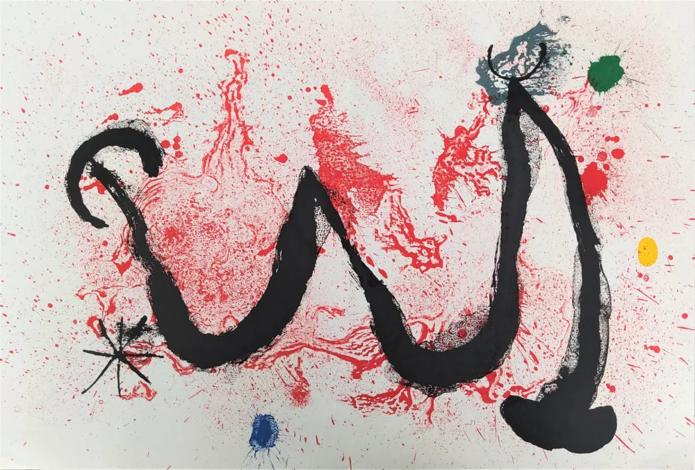 Литография Miró - The Fire Dance